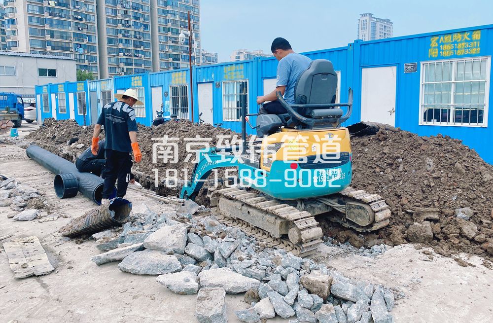 328桠溪开挖置换管道