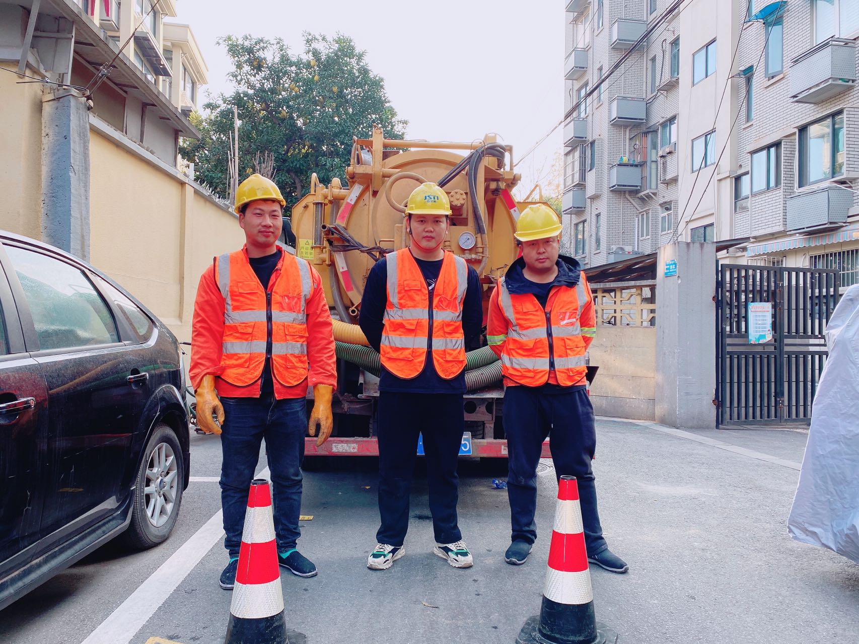 桠溪南京某小区管道清淤检测施工